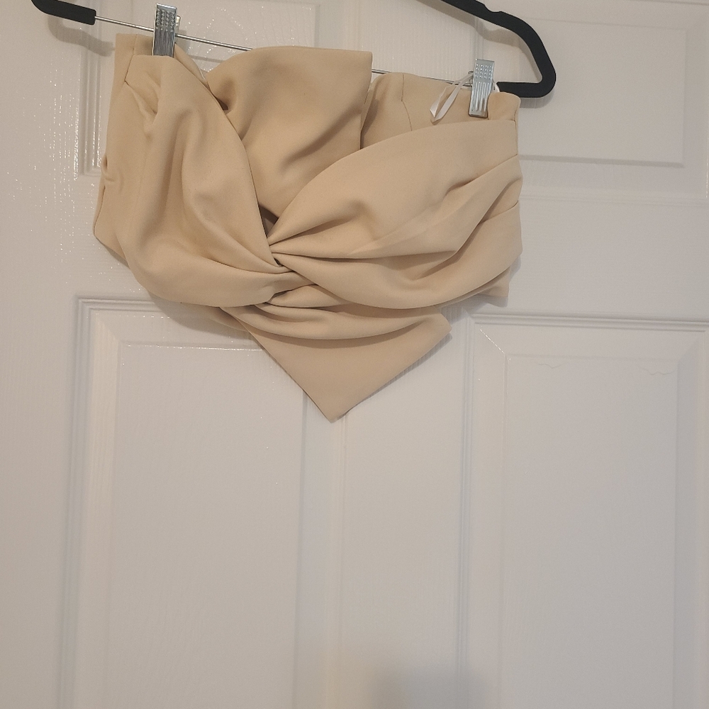 ❤️Cream Cropped Bustier